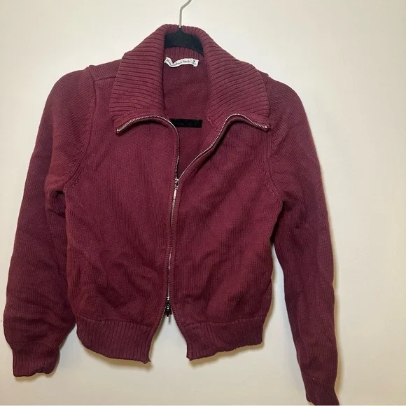 Abercrombie Double Zipper Cardigan - M - Picture 2 of 5